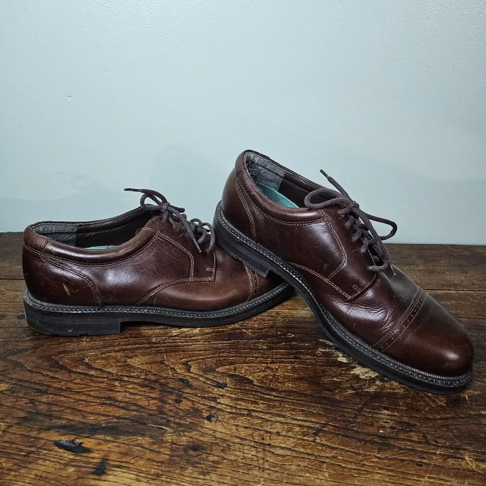 Nunn Bush Mens Oxford Leather‎ Brown Shoes Size 11 81250-51